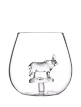 John Lewis Bar Bespoke Highland Cow Glass Tumbler 500ml- Buy online at McGrocer