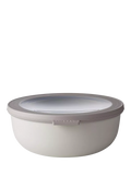 Mepal Cirqula Round Food Storage Bowl, 1.25L, Nordic White