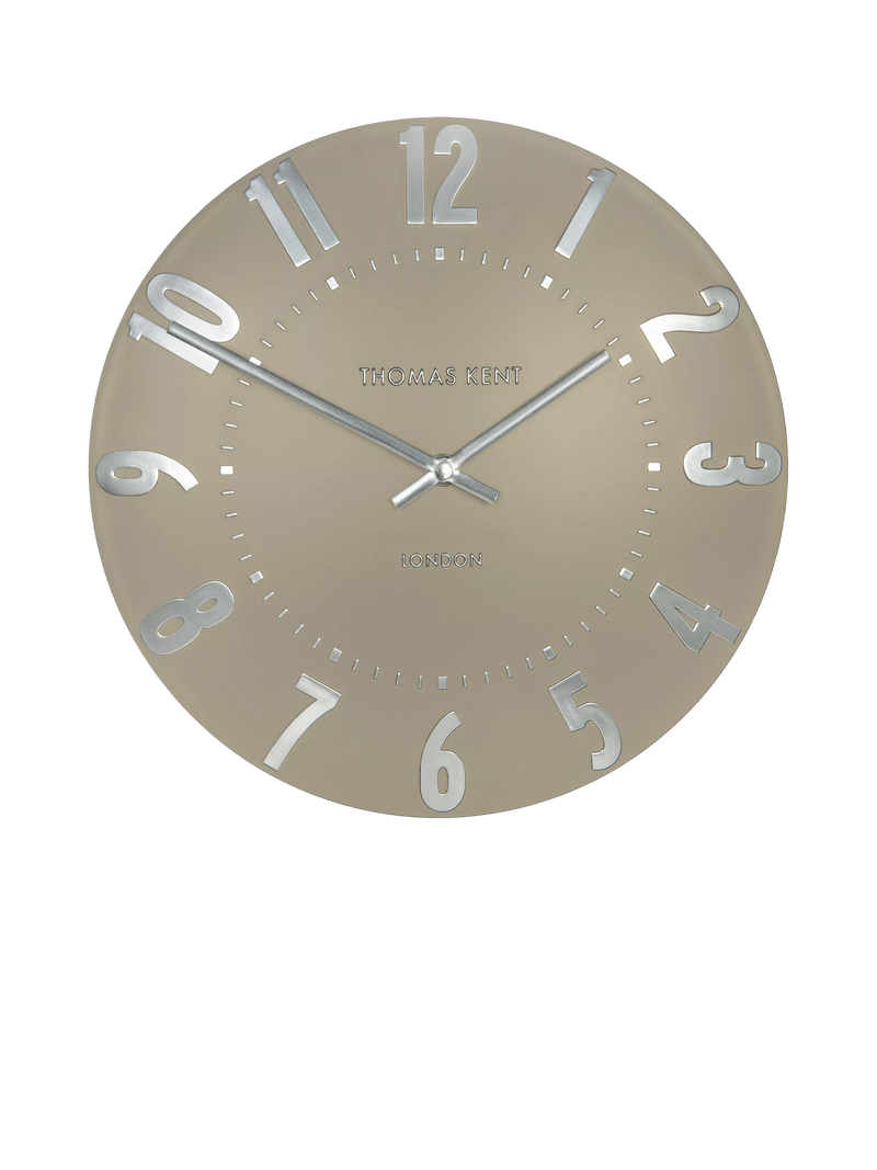 Thomas Kent Mulberry Arabic Numeral Wall Clock, 30cm