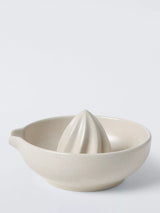 John Lewis John Lewis X Deliciously Ella Stoneware Citrus Juicer White- Buy online at McGrocer