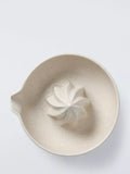 John Lewis Deliciously Ella white stoneware citrus juicer, UK version