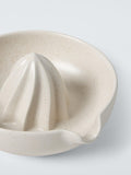 John Lewis Deliciously Ella white stoneware citrus juicer, UK version
