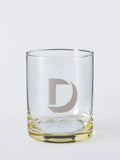 John Lewis Alphabet Glass Tumbler, D