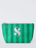 John Lewis Stripe Alphabet Makeup Bag