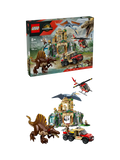 LEGO Jurassic World Spinosaurus and Quetzalcoatlus Air Mission building set, UK version