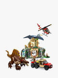 LEGO Jurassic World Spinosaurus and Quetzalcoatlus Air Mission building set, UK version