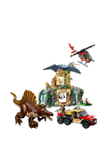 LEGO Jurassic World Spinosaurus and Quetzalcoatlus Air Mission building set, UK version