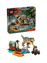 John Lewis LEGO Jurassic World T. rex River Escape Building Set- Buy online at McGrocer