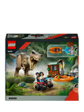 LEGO T. rex River Escape 199-piece building set, imported from the UK
