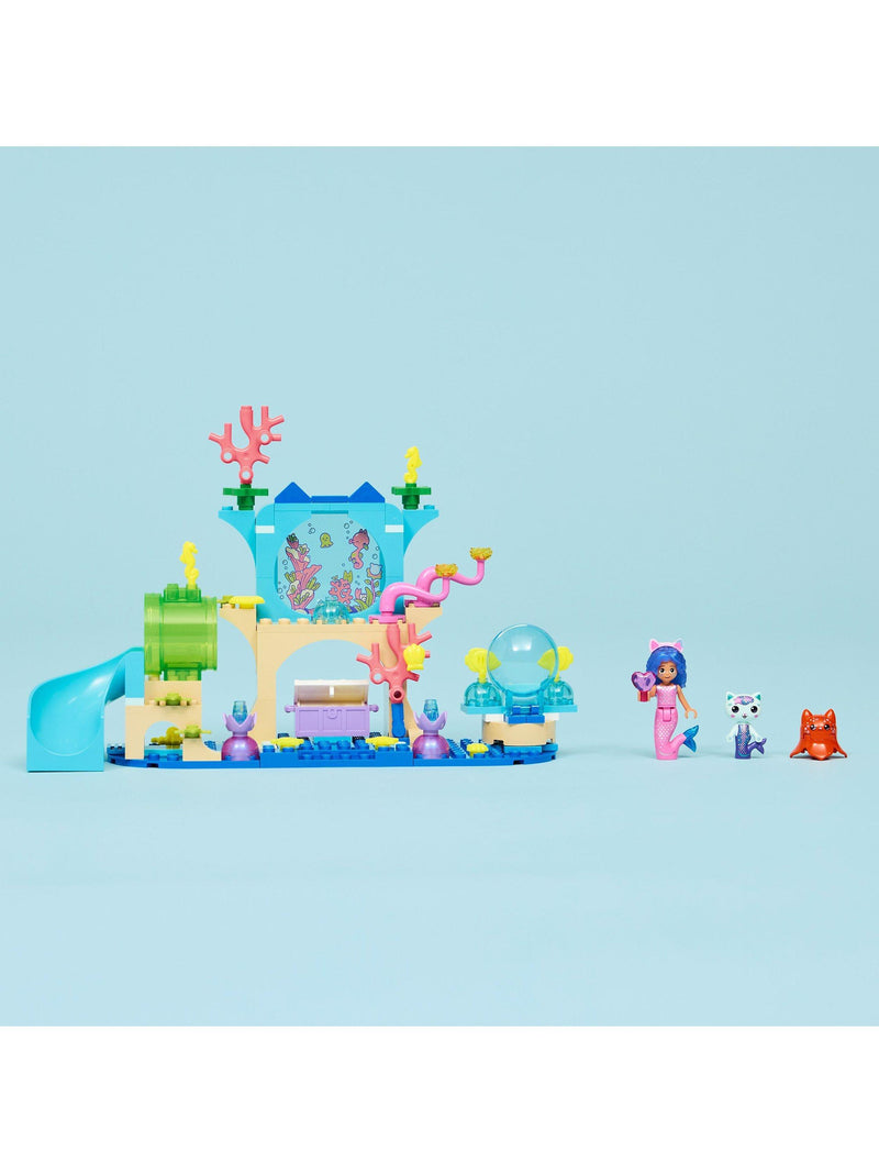 LEGO Gabby's Dollhouse Mermaid Aquarium Adventure playset, UK version