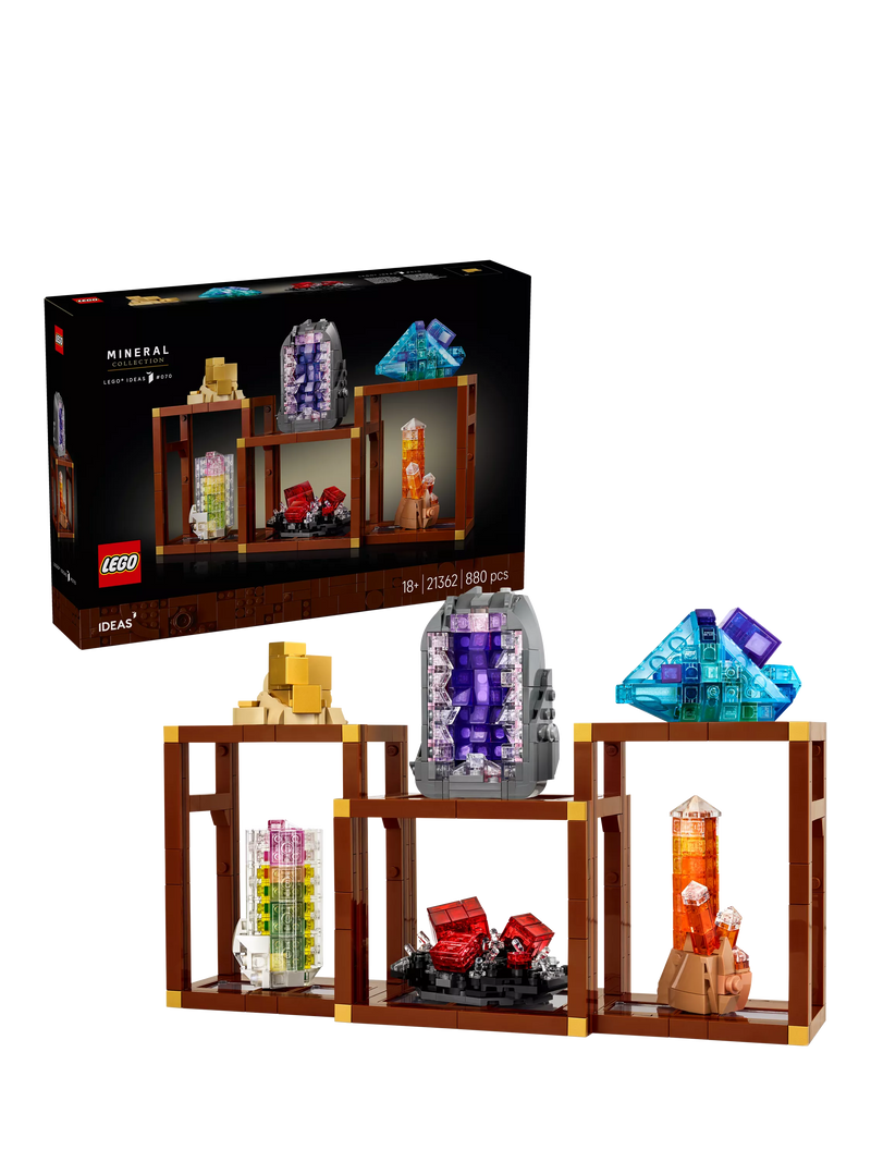 LEGO Ideas Mineral Collection adult building set - British product
