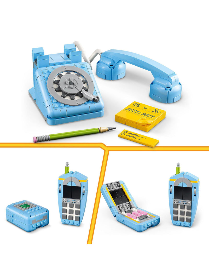 LEGO Creator retro telephone building toy set, UK version