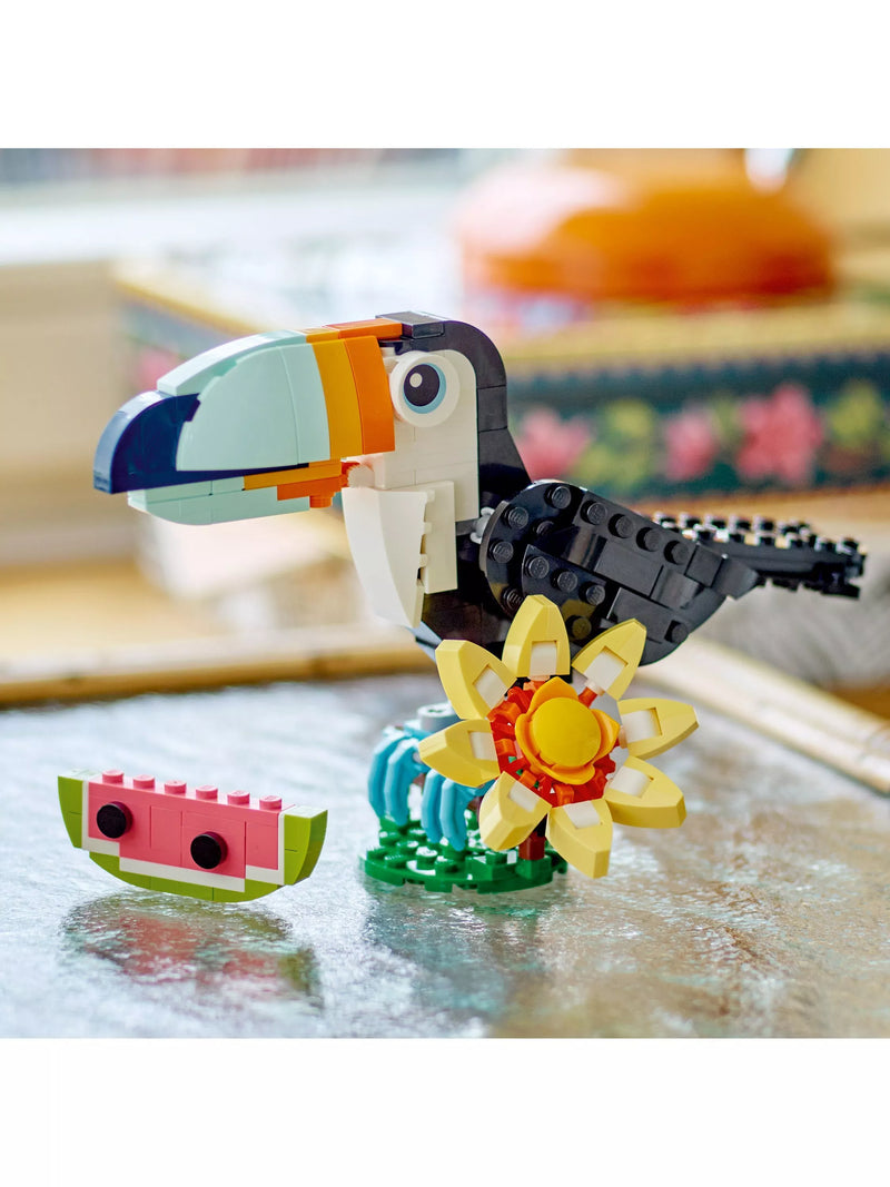 LEGO Creator 3-in-1 Toucan building set, imported from the UK