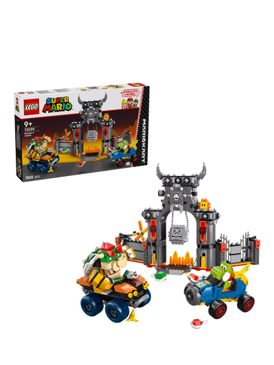 John Lewis LEGO Super Mario Mario Kart Bowser's Castle Building Toy Set 1068 Pieces- Buy online at McGrocer