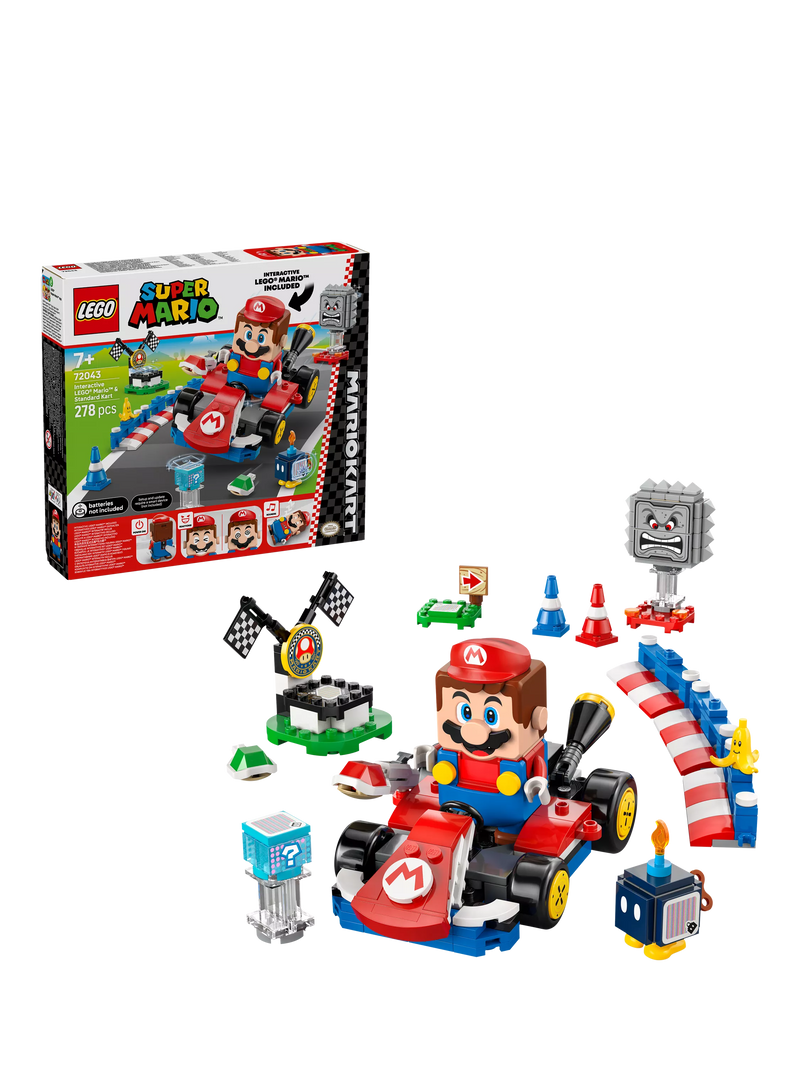 LEGO Super Mario Standard Kart 278-piece set, imported from the UK