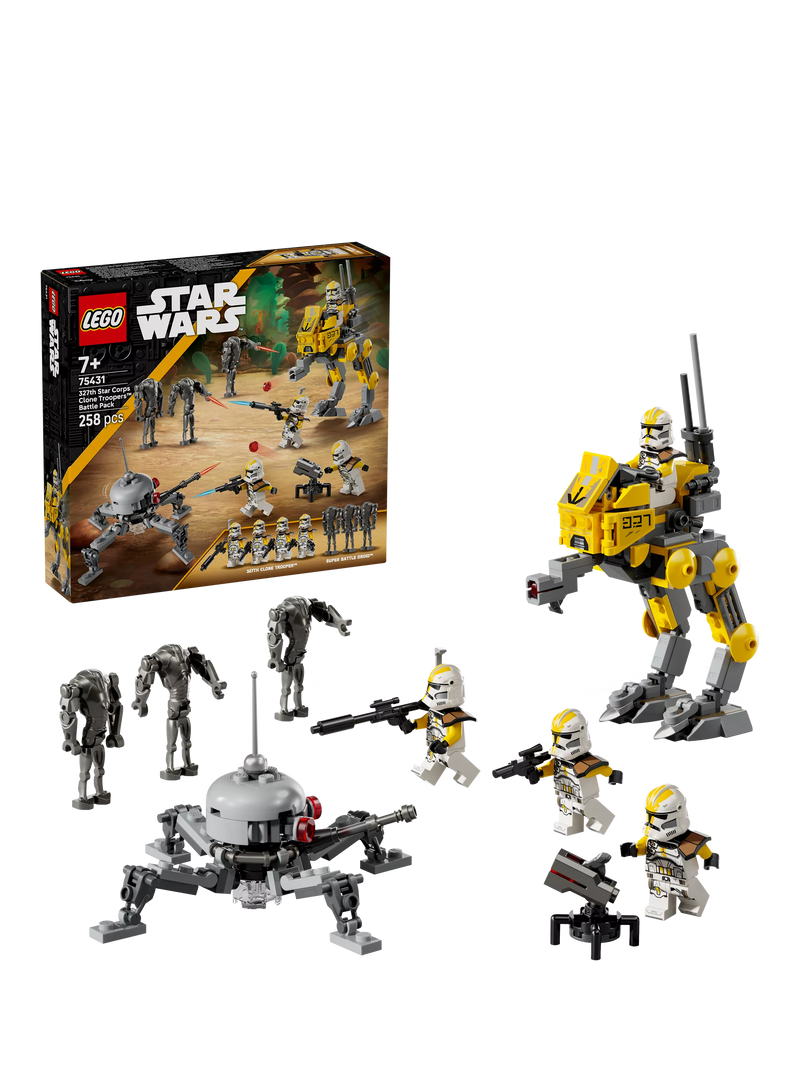 LEGO Star Wars 327th Star Corps Clone Troopers Battle Pack, UK version