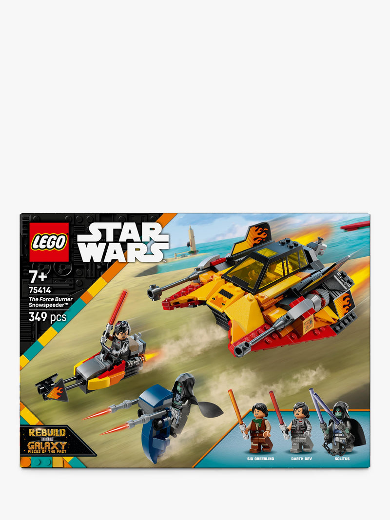LEGO Star Wars The Force Burner Snowspeeder building set 349 pieces, UK version