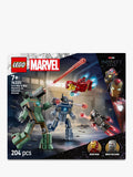 LEGO Marvel 76320 Iron Man & War Machine building set (British brand)