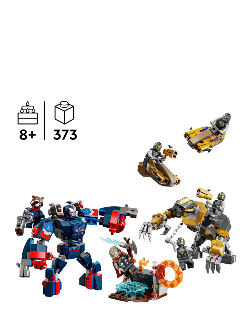 LEGO Marvel Avengers: Endgame Thor vs. Chitauri building set, UK version