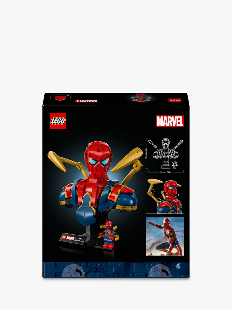 Lego Marvel Iron Spider-Man Bust building set, UK version