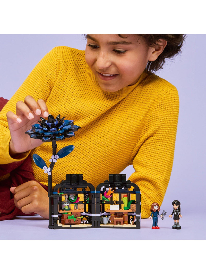 LEGO Wednesday Black Dahlia flower building set 358 pieces (British brand)