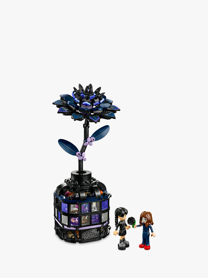 LEGO Wednesday Black Dahlia flower building set 358 pieces (British brand)