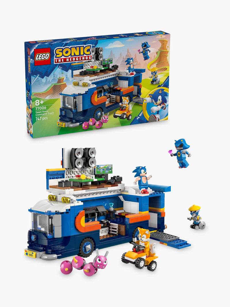 LEGO Sonic the Hedgehog Team Sonic Command Truck building set, UK version