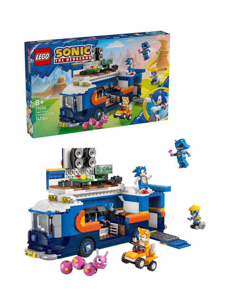 LEGO Sonic the Hedgehog Team Sonic Command Truck building set, UK version
