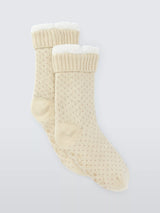 John Lewis John Lewis Lurex Bootie Socks Oatmeal- Buy online at McGrocer