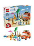 LEGO Bluey beach car trip set 133 pieces, imported from the UK