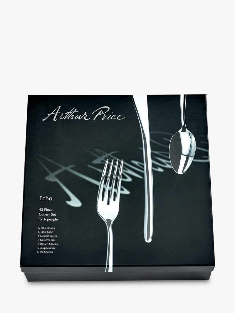 Arthur Price Echo cutlery set 42-piece, imported from the UK