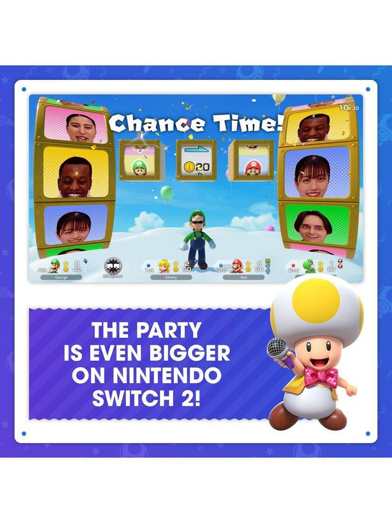 Nintendo Super Mario Party Jamboree Switch 2 Edition game case, imported from the UK