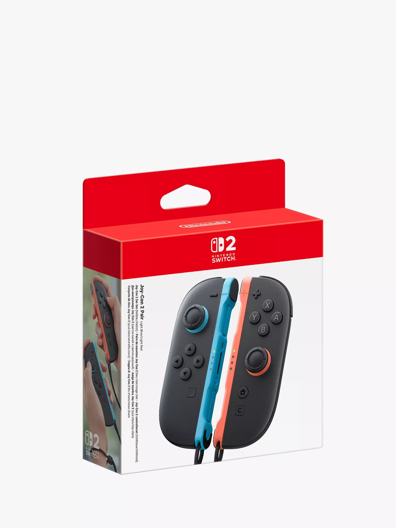 Nintendo Joy-Con 2 controllers light blue/light red (British brand)