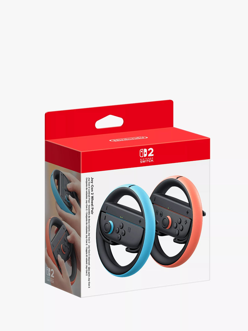 Nintendo Joy-Con 2 Wheel pack of two red and blue, UK version