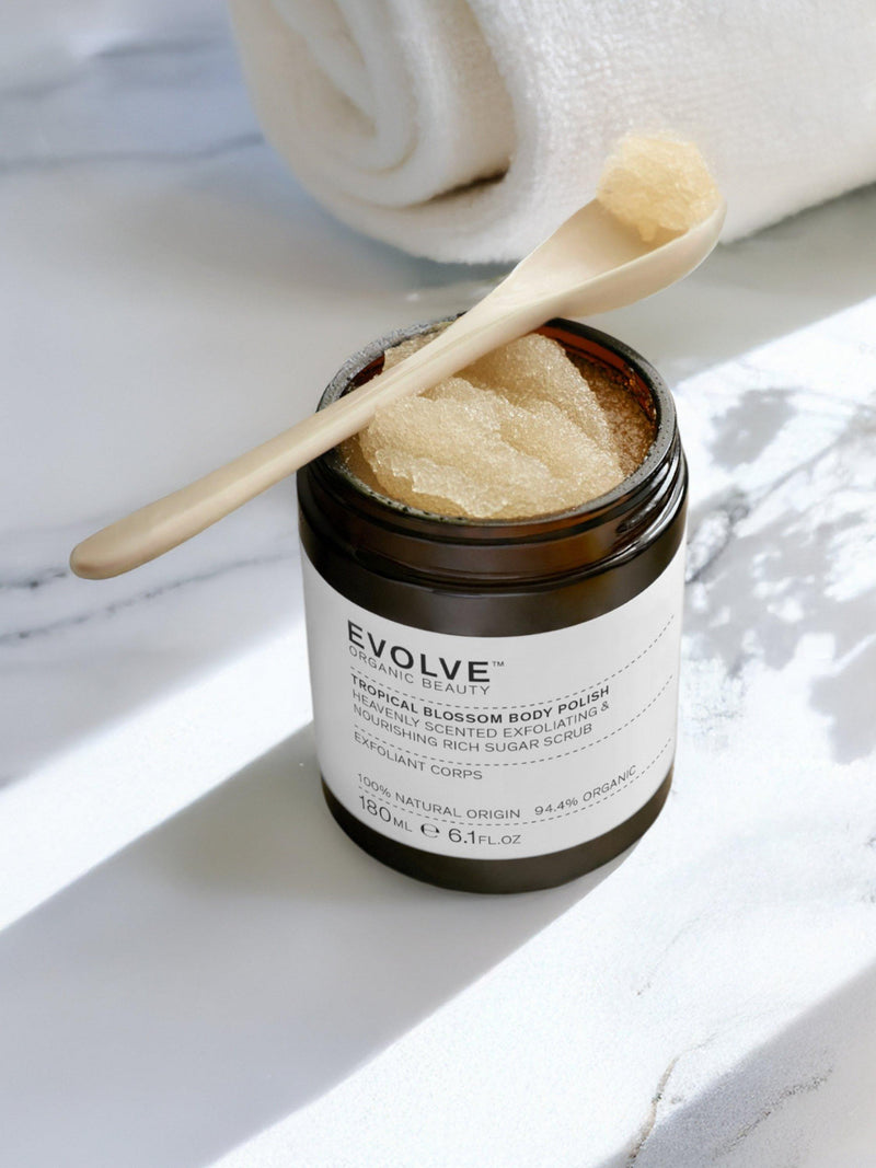 Evolve Organic Beauty Tropical Blossom Body Polish 180ml - British product