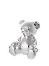 John Lewis Bambino Silver-Plated Teddy Bear Money Box- Buy online at McGrocer