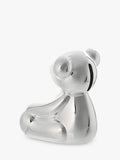 Bambino silver-plated teddy bear money box - British product