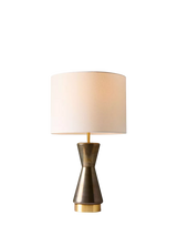 John Lewis West Elm Metallised Glass Table Lamp Grey Mid- Buy online at McGrocer