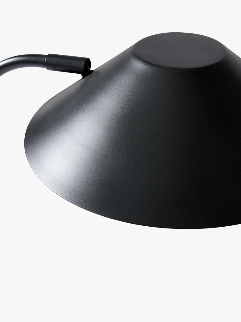 West Elm Shiloh cone table lamp black, UK version
