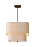 West Elm Aleena pendant ceiling light white natural - British product