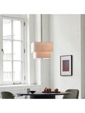West Elm Aleena pendant ceiling light white natural - British product