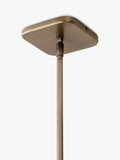West Elm Aleena pendant ceiling light white natural - British product