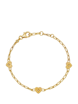 John Lewis Astley Clarke Heart Station Bracelet Gold- Buy online at McGrocer