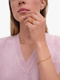 Astley Clarke heart station bracelet gold, imported from the UK