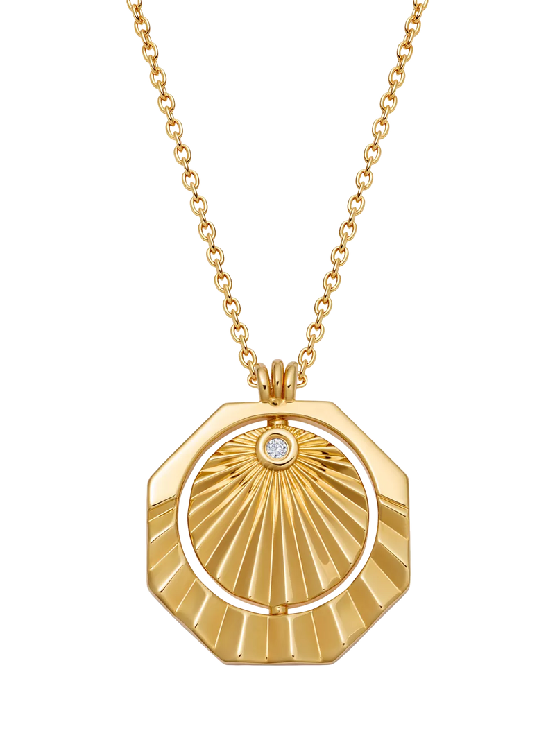 Astley Clarke Celestial Sunrise necklace in gold, UK version
