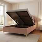 GFW Double Ottoman Bed in Pink, UK version