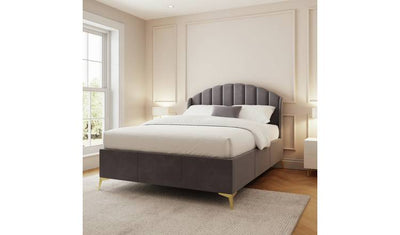 GFW Pettine Kingsize Endlift Ottoman Aufbewahrungsbettgestell in Grau