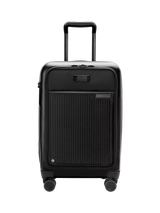John Lewis Briggs & Riley Sympatico Carry-On Expandable Spinner Suitcase, 55L, Black- Buy online at McGrocer