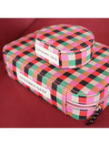 Daisy London jewellery case grid print compact multi - British product