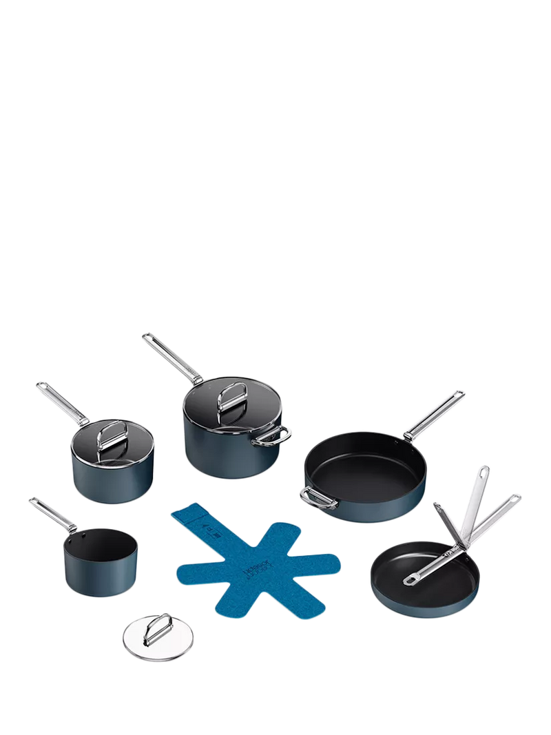 Joseph Joseph 5-piece cookware set folding handle non-stick (British brand)
